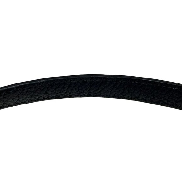 COACH Embossed Horse and Carriage Charly Crossbody 33521 Dark Navy Leather - Picture 9 of 10